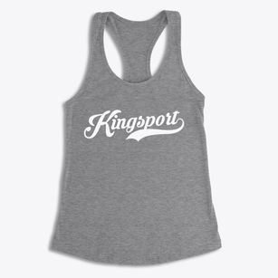 Kingsport Tennessee Vintage Team Women's Racerback Tank