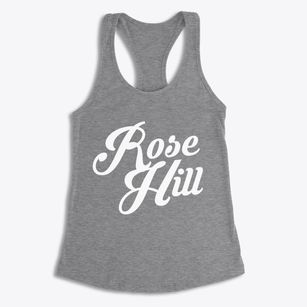 Rose Hill Kansas Vintage Team Women's Racerback Tank