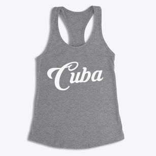 Cuba New York Vintage Team Women's Racerback Tank