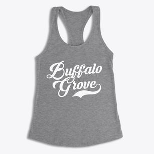 Buffalo Grove Illinois Vintage Team Women's Racerback Tank