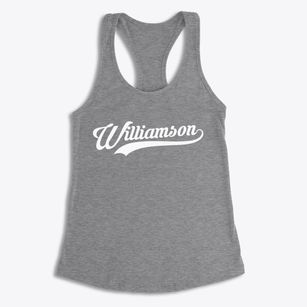 Williamson West Virginia Vintage Team Women's Racerback Tank
