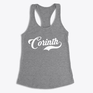 Corinth Maine Vintage Team Women's Racerback Tank
