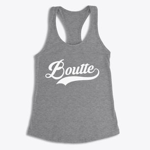 Boutte Louisiana Vintage Team Women's Racerback Tank