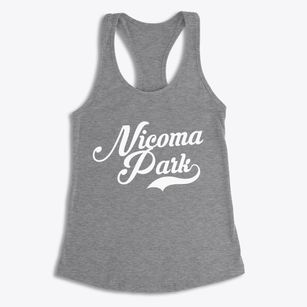 Nicoma Park Oklahoma Vintage Team Women's Racerback Tank