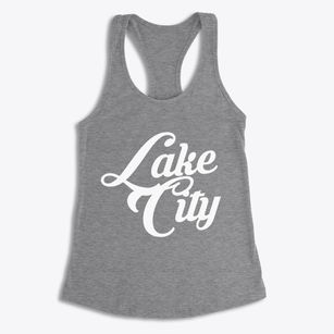 Lake City Arkansas Vintage Team Women's Racerback Tank