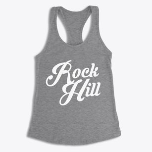 Rock Hill New York Vintage Team Women's Racerback Tank
