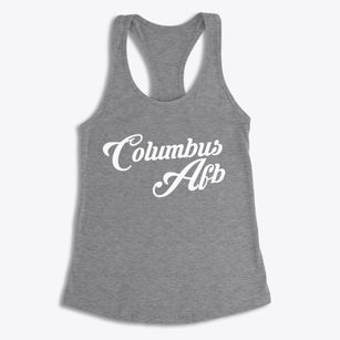 Columbus Afb Mississippi Vintage Team Women's Racerback Tank