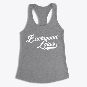 Birchwood Lakes Pennsylvania Vintage Team Women's Racerback Tank