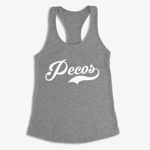 Pecos New Mexico Vintage Team Women's Racerback Tank