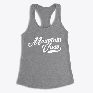 Mountain View Wyoming Vintage Team Women's Racerback Tank