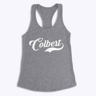 Colbert Oklahoma Vintage Team Women's Racerback Tank