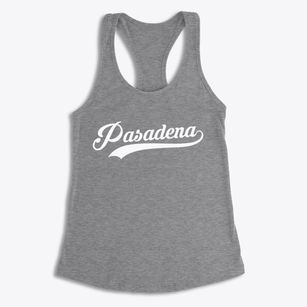 Pasadena Maryland Vintage Team Women's Racerback Tank