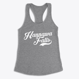 Hannawa Falls New York Vintage Team Women's Racerback Tank
