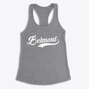 Belmont West Virginia Vintage Team Women's Racerback Tank