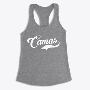 Camas Washington Vintage Team Women's Racerback Tank