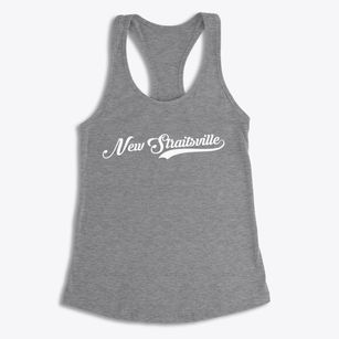 New Straitsville Ohio Vintage Team Women's Racerback Tank
