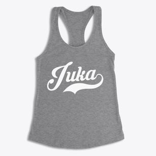 Iuka Illinois Vintage Team Women's Racerback Tank