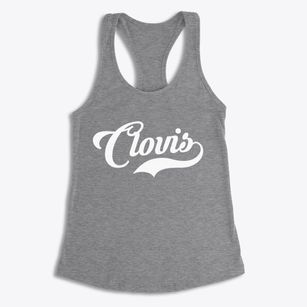 Clovis California Vintage Team Women's Racerback Tank