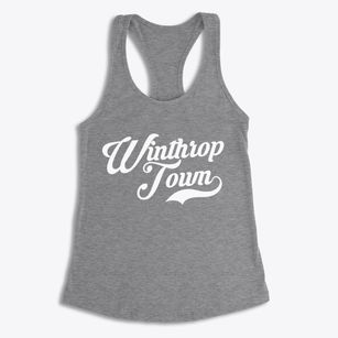 Winthrop Town Massachusetts Vintage Team Women's Racerback Tank