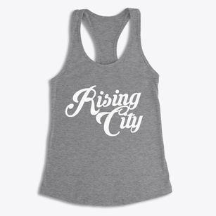 Rising City Nebraska Vintage Team Women's Racerback Tank