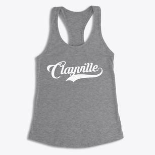 Clayville New York Vintage Team Women's Racerback Tank