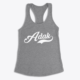 Adak Alaska Vintage Team Women's Racerback Tank