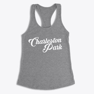Charleston Park Florida Vintage Team Women's Racerback Tank
