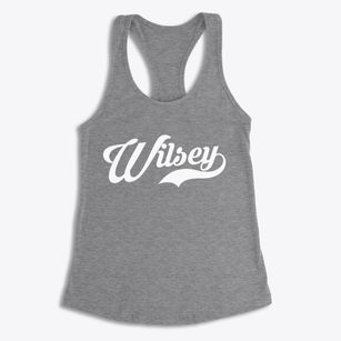 Wilsey Kansas Vintage Team Women's Racerback Tank