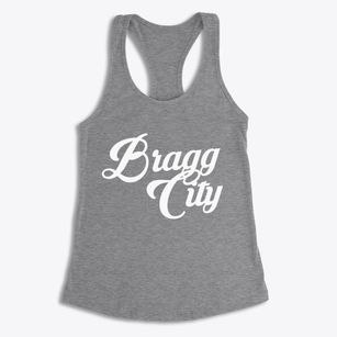 Bragg City Missouri Vintage Team Women's Racerback Tank