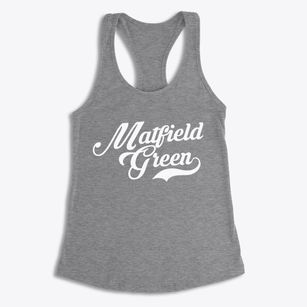 Matfield Green Kansas Vintage Team Women's Racerback Tank