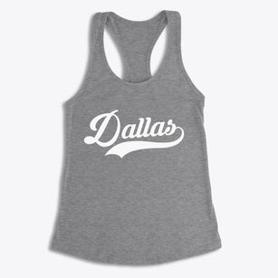 Dallas Georgia Vintage Team Women's Racerback Tank