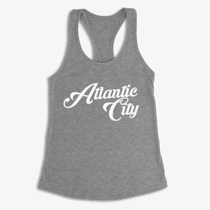 Atlantic City Wyoming Vintage Team Women's Racerback Tank