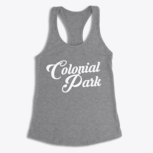 Colonial Park Pennsylvania Vintage Team Women's Racerback Tank