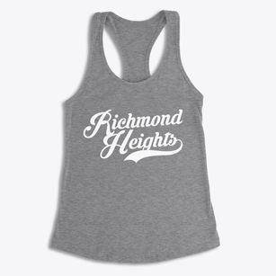Richmond Heights Ohio Vintage Team Women's Racerback Tank