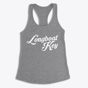 Longboat Key Florida Vintage Team Women's Racerback Tank