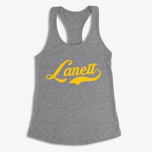 Lanett Alabama Vintage Team Women's Racerback Tank