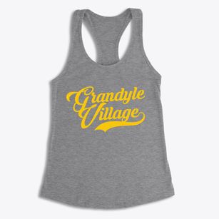 Grandyle Village New York Vintage Team Women's Racerback Tank