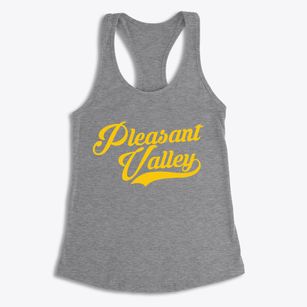 Pleasant Valley Missouri Vintage Team Women's Racerback Tank