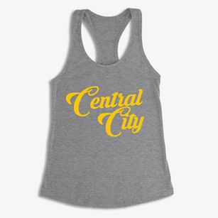 Central City Nebraska Vintage Team Women's Racerback Tank