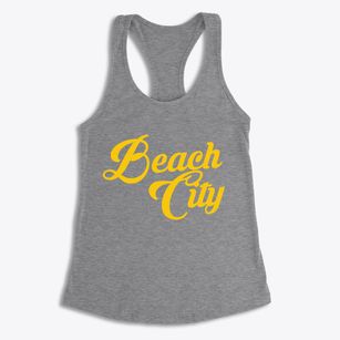 Beach City Texas Vintage Team Women's Racerback Tank