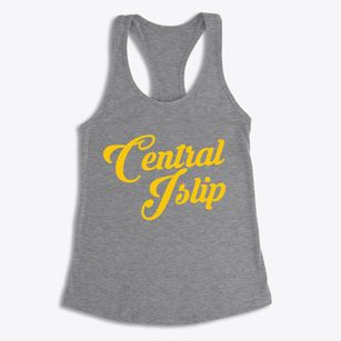 Central Islip New York Vintage Team Women's Racerback Tank