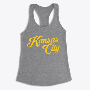 Kansas City Kansas Vintage Team Women's Racerback Tank