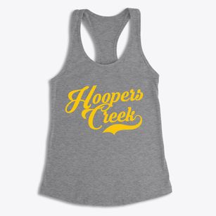 Hoopers Creek North Carolina Vintage Team Women's Racerback Tank