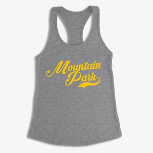 Mountain Park Oklahoma Vintage Team Women's Racerback Tank