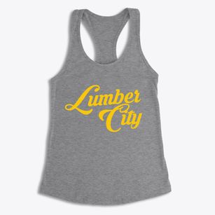 Lumber City Pennsylvania Vintage Team Women's Racerback Tank