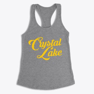 Crystal Lake Iowa Vintage Team Women's Racerback Tank