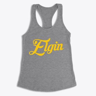 Elgin Pennsylvania Vintage Team Women's Racerback Tank