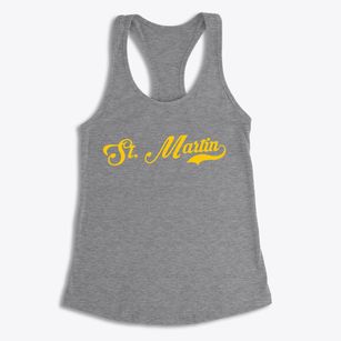 St. Martin Mississippi Vintage Team Women's Racerback Tank