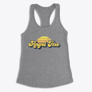 Angel Fire New Mexico Sublime Sunset Women's Racerback Tank