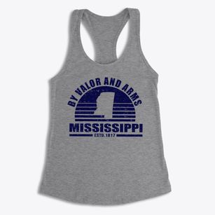  Mississippi Sunset Women's Racerback Tank